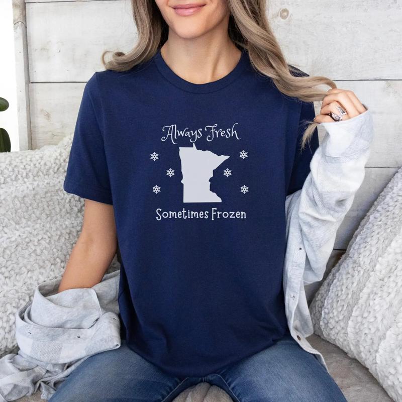 Winter Clothing Ideas - เสื้อยืดลายตลกจากมินนิโซตา ไอเดียเสื้อผ้าสำหรับฤดูหนาวสำหรับผู้ที่ย้ายไปอาศัยในภาคเหนือของมินนิโซตาและมิดเวสต์