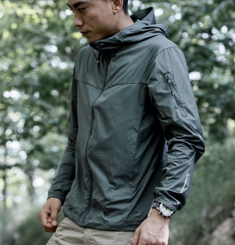 Windproof Jacket Softshell - Fstar-เสื้อผ้ากันแดดระบายอากาศของผู้ชาย, เสื้อกันลมยุทธวิธี, เสื้อกีฬา, เสื้อฮู้ดยุทธวิธี, กลางแจ้ง, ฤดูร้อน