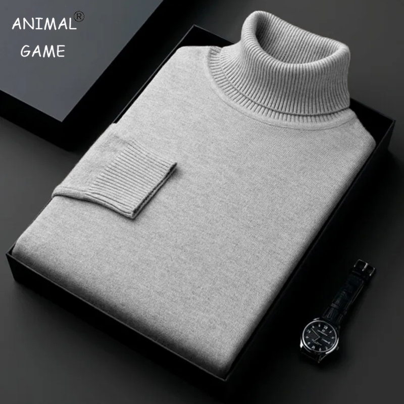 Winter Clothing Game - Sweatwear Mens Anti-pilling คุณภาพสูงถักเสื้อกันหนาว SLIM FIT