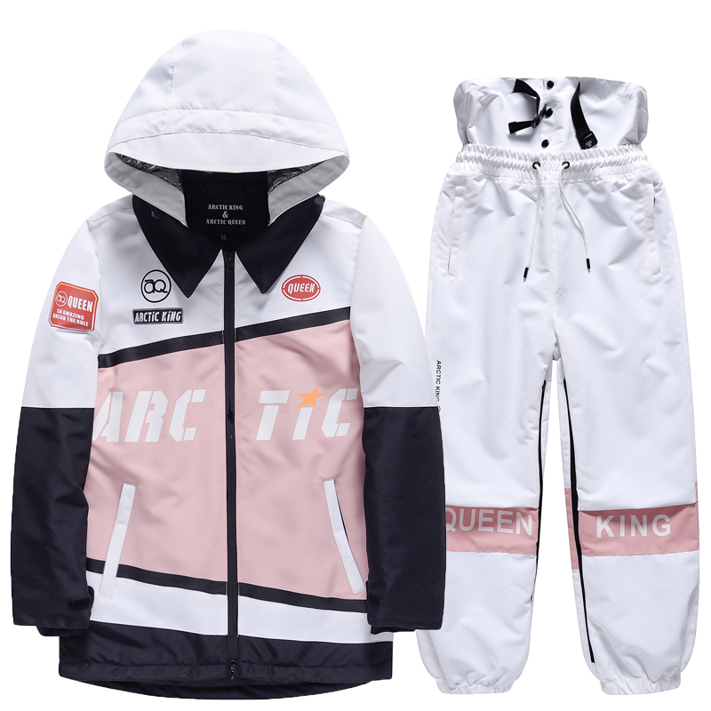 หิมะชุดสูทชุดสําหรับผู้ชายและผ - Ski Pants Waterproof บทวิจารณ์และราคา