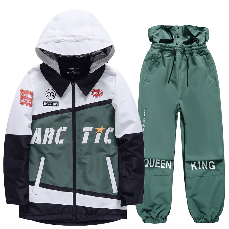หิมะชุดสูทชุดสําหรับผู้ชายและผ - Ski Pants Waterproof บทวิจารณ์และราคา