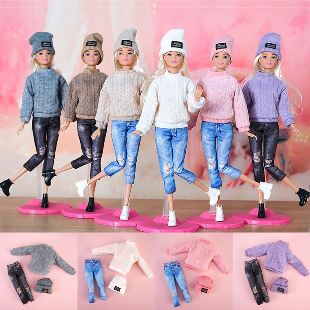 1 ชุด 1/6 ตุ๊กตาเสื้อผ้าลำลองห - Winter Wear Clothes บทวิจารณ์และราคา
