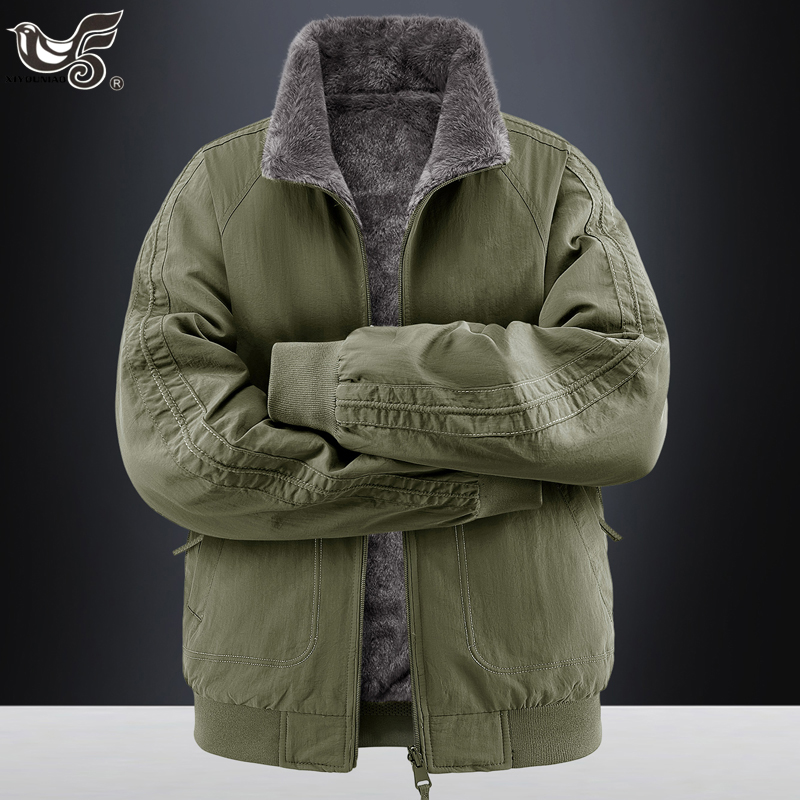 เสื้อพาร์กาผู้ชาย หนา อุ่น สาม - Winter Clothing Game บทวิจารณ์และราคา