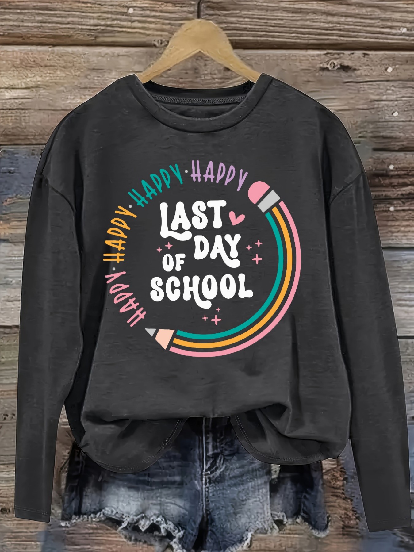 เสื้อยืดแขนยาวคอกลมลำลองสำหรับ - Winter Clothing Usa บทวิจารณ์และราคา