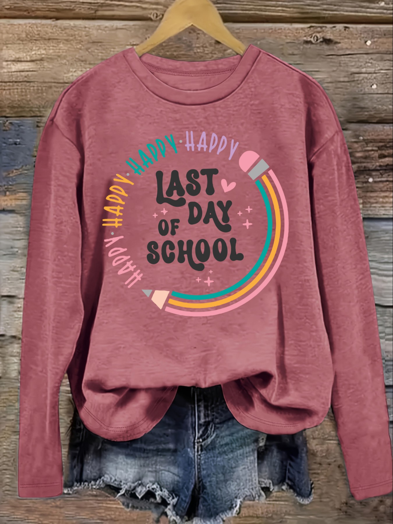 เสื้อยืดแขนยาวคอกลมลำลองสำหรับ - Winter Clothing Usa บทวิจารณ์และราคา