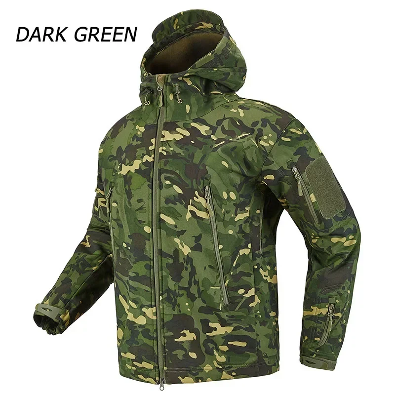 เสื้อแจ็คเก็ตผู้ชาย M-5XL กางเ - Windproof Jacket Softshell บทวิจารณ์และราคา