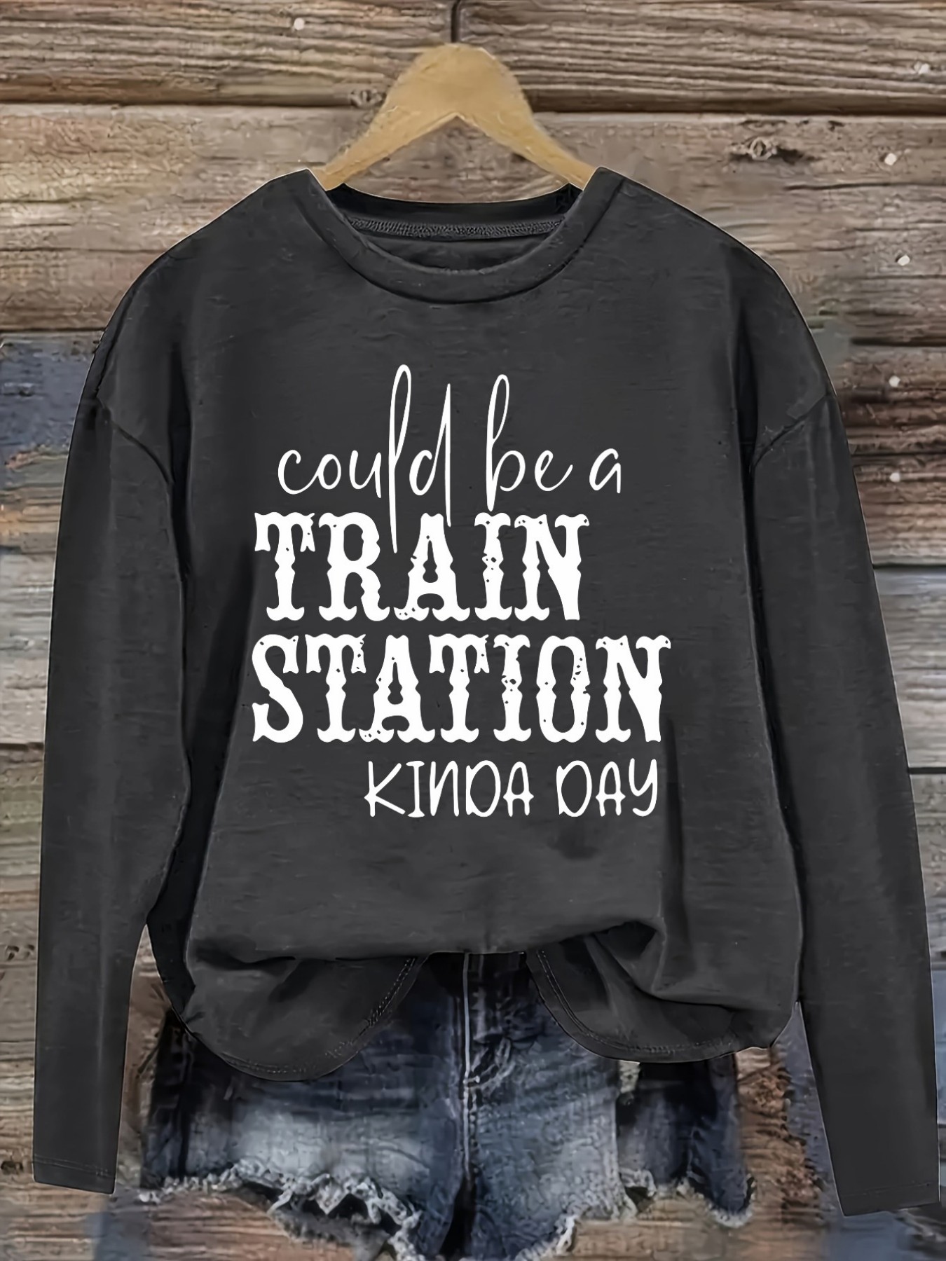 เสื้อยืดแขนยาวคอกลมสำหรับผู้หญ - Winter Clothing Usa บทวิจารณ์และราคา