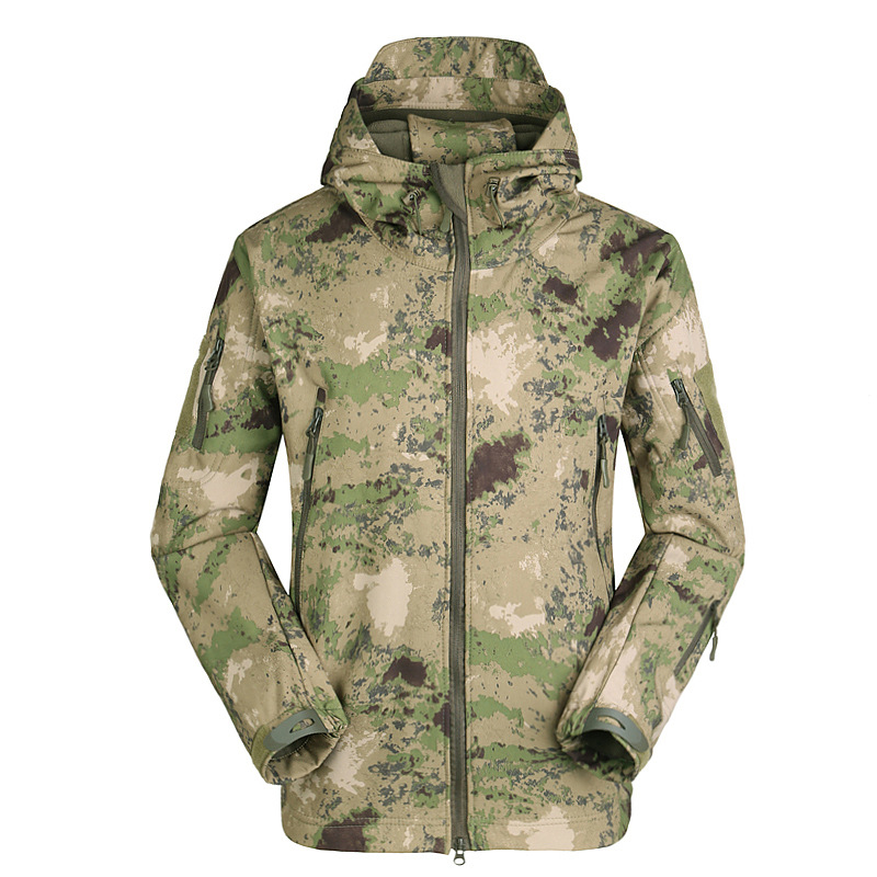 ชุดลายพรางผจญภัยกลางแจ้งสำหรับ - Windproof Jacket Softshell บทวิจารณ์และราคา
