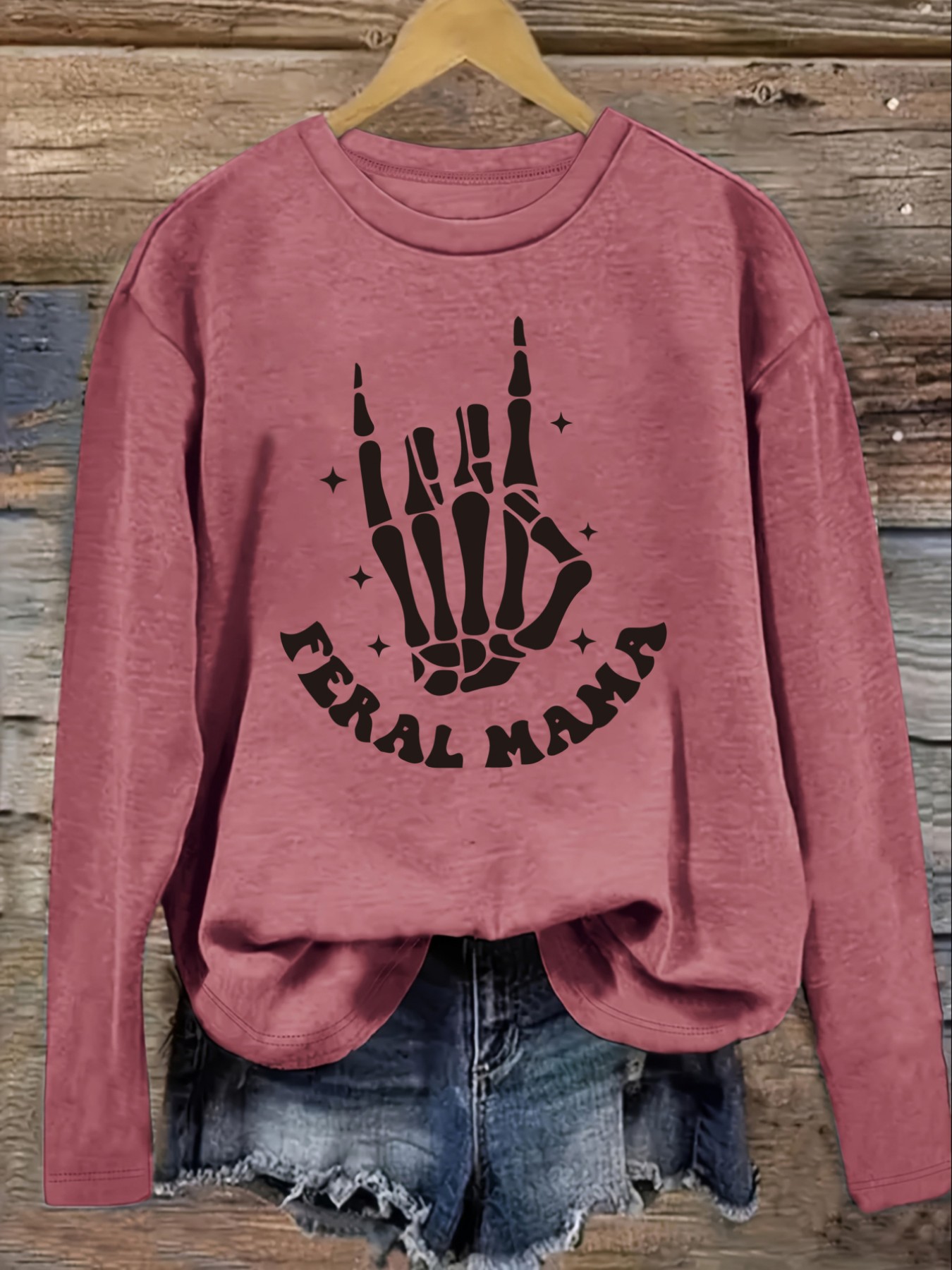 เสื้อยืดแขนยาวคอกลมลำลองสำหรับ - Winter Clothing Usa บทวิจารณ์และราคา