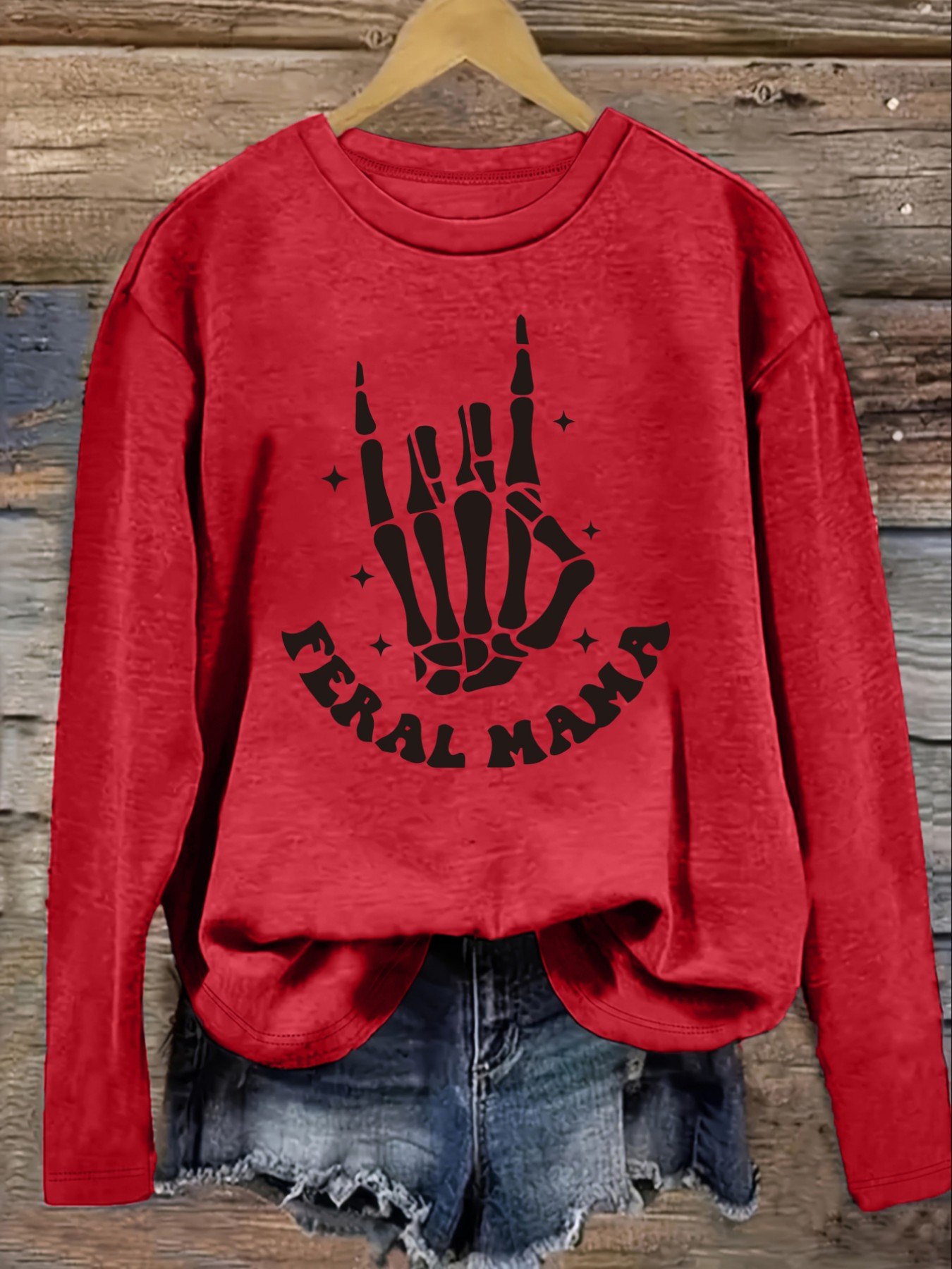 เสื้อยืดแขนยาวคอกลมลำลองสำหรับ - Winter Clothing Usa บทวิจารณ์และราคา