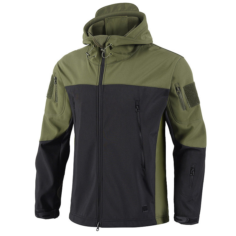 เสื้อแจ็คเก็ตซอฟต์เชลล์ลายพราง - Windproof Jacket Softshell บทวิจารณ์และราคา