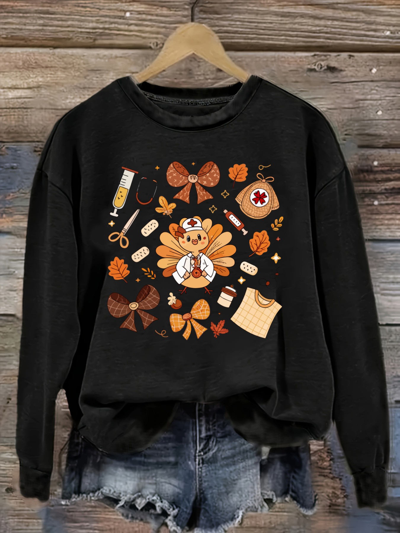 เสื้อยืดแขนยาวคอกลมลำลองสำหรับ - Winter Clothing Usa บทวิจารณ์และราคา