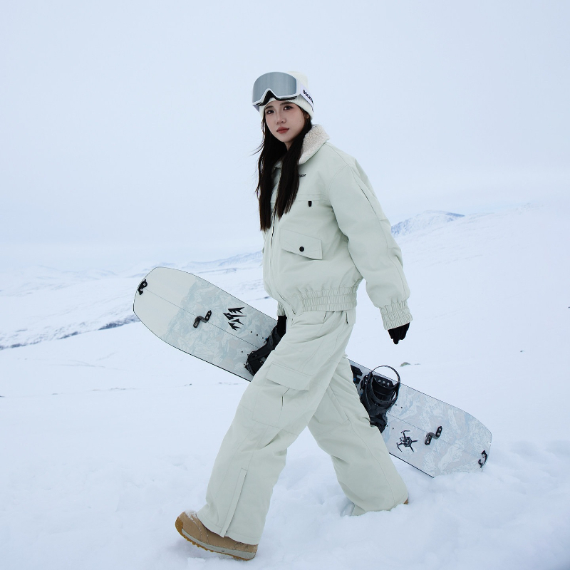 ชุดเสื้อแจ็คเก็ตและกางเกงสกีสำ - Ski Pants Waterproof บทวิจารณ์และราคา