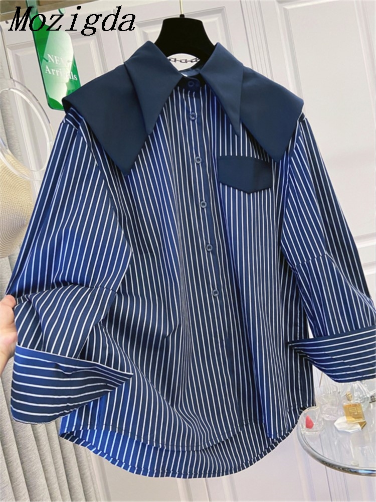 เสื้อเชิ้ตผู้หญิงลายทางสไตล์กะ - Winter Clothing Ladies บทวิจารณ์และราคา