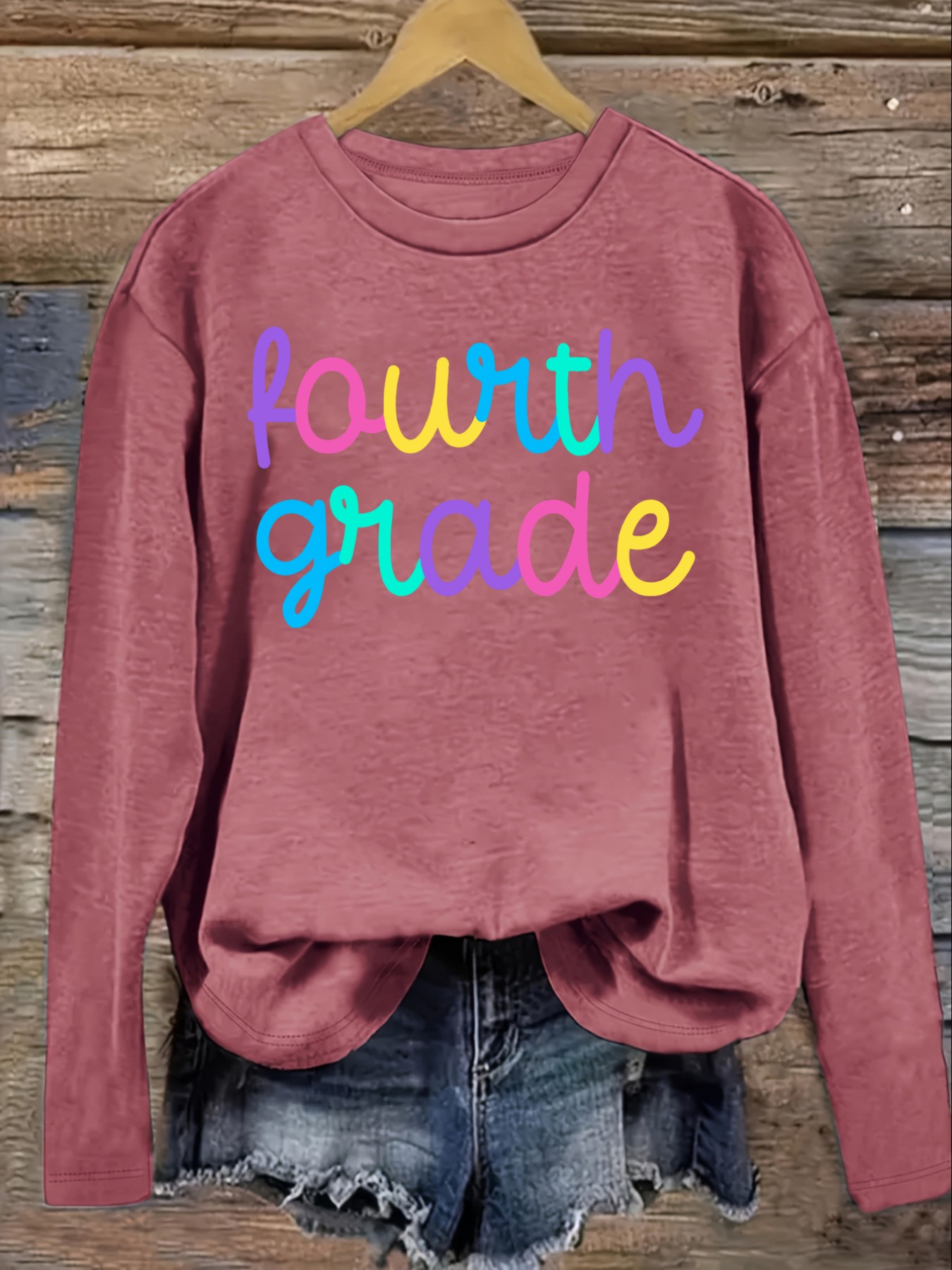 เสื้อยืดแขนยาวคอกลมลำลองสำหรับ - Winter Clothing Usa บทวิจารณ์และราคา