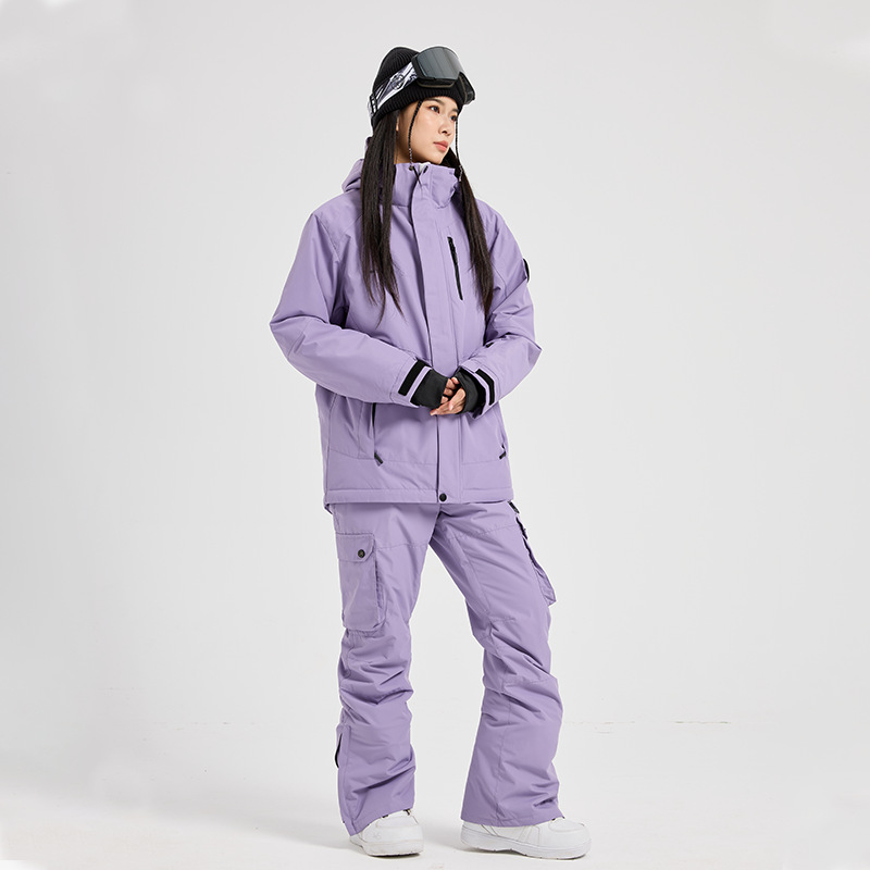 ชุดสกีหญิงแบบใหม่ ชุดเซ็ตสำหรั - Ski Pants Waterproof บทวิจารณ์และราคา
