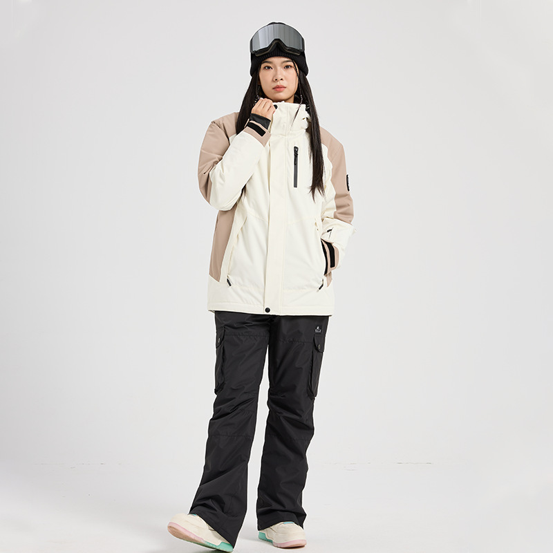 ชุดสกีหญิงแบบใหม่ ชุดเซ็ตสำหรั - Ski Pants Waterproof บทวิจารณ์และราคา