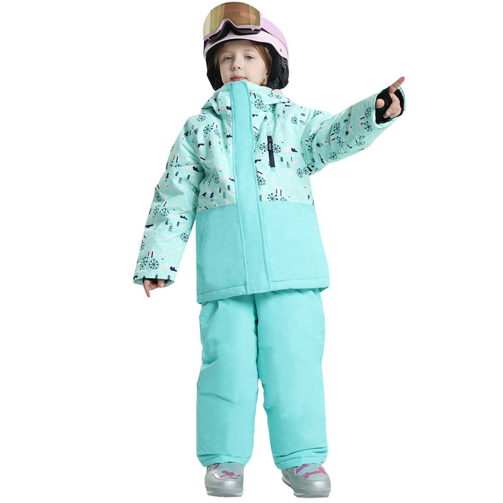 ชุดสกีเด็ก -30 องศา, ชุดสกีเด็ - Ski Pants Waterproof บทวิจารณ์และราคา