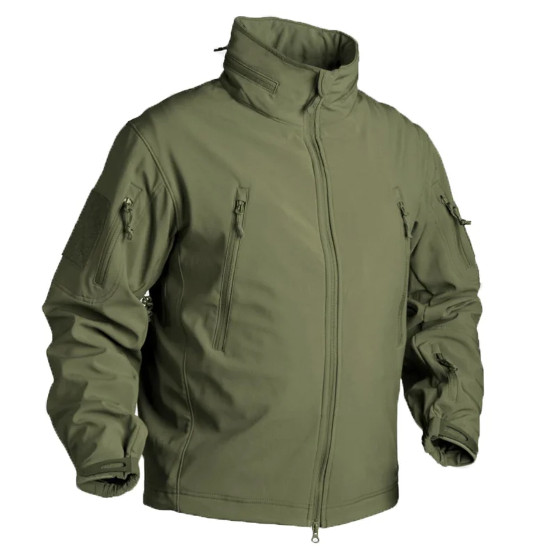 ผู้ชายฤดูหนาวฤดูใบไม้ร่วงซอฟต์ - Windproof Jacket Softshell บทวิจารณ์และราคา