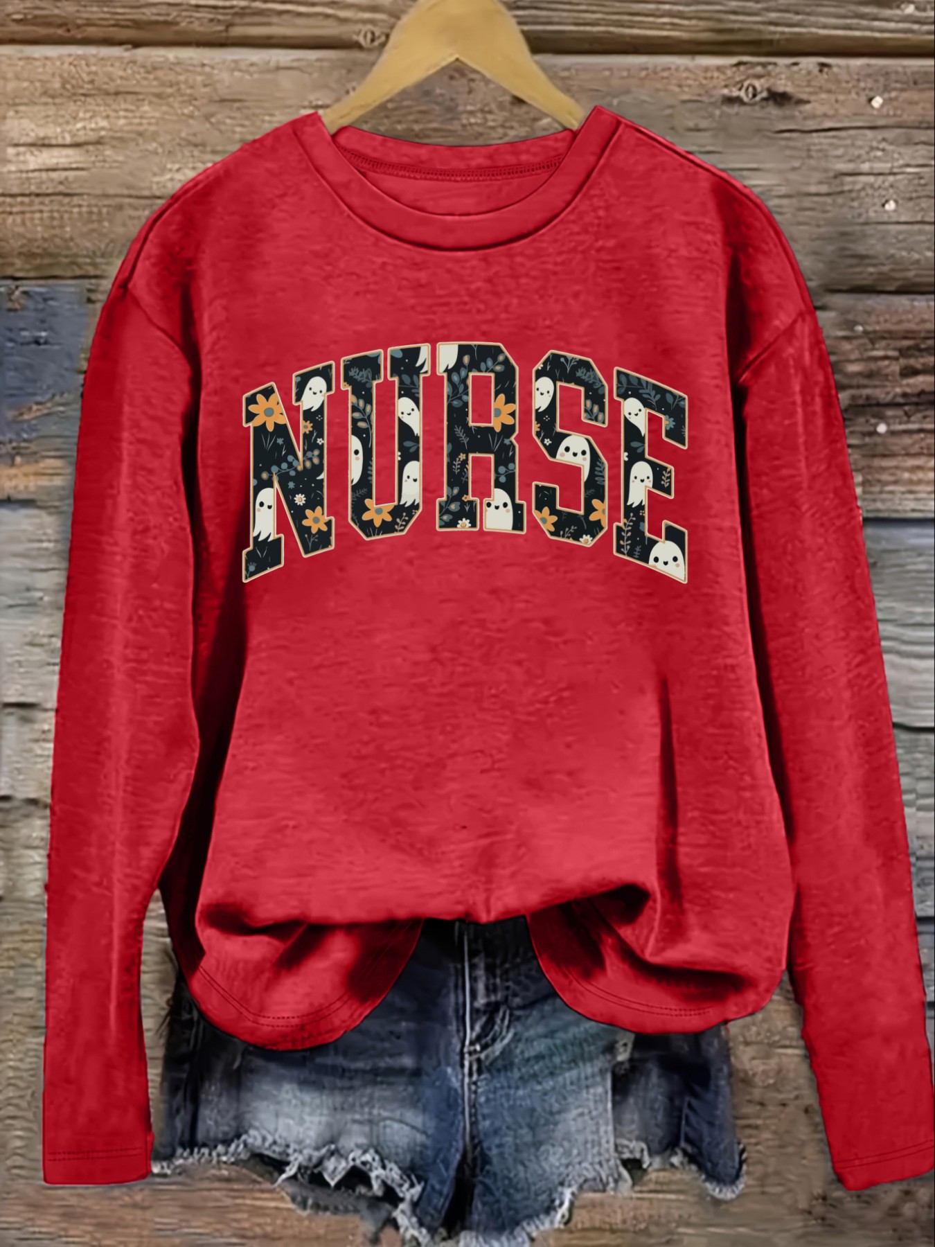 เสื้อยืดแขนยาวคอกลมลำลองสำหรับ - Winter Clothing Usa บทวิจารณ์และราคา