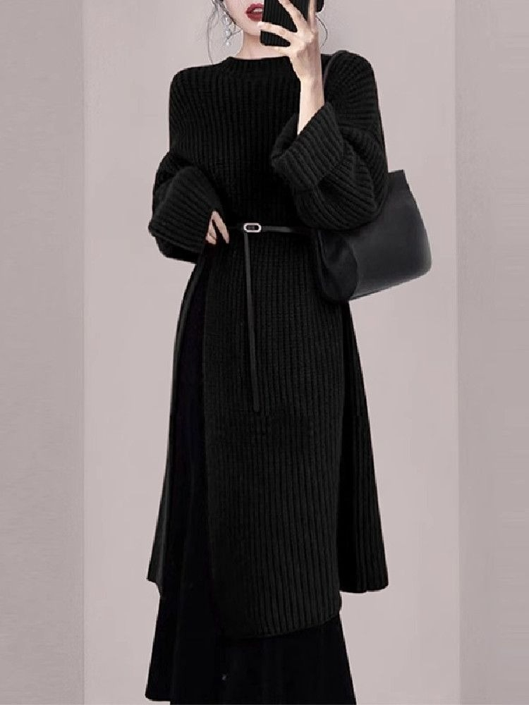 เดรสไหมพรมสีแดงสำหรับผู้หญิง ด - Winter Clothing H&M บทวิจารณ์และราคา