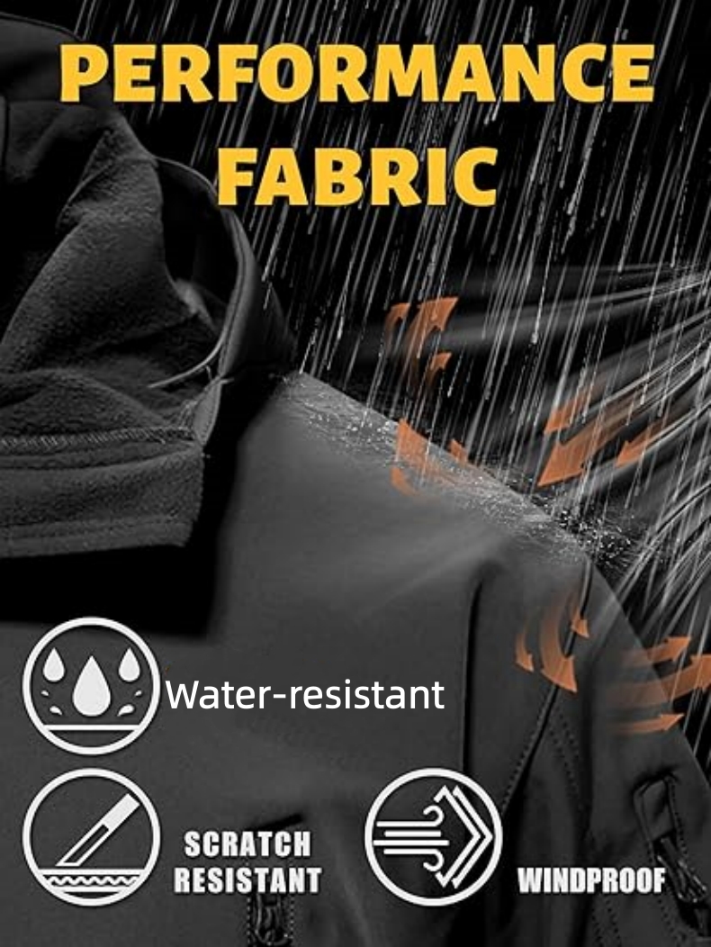 เสื้อแจ็คเก็ตซอฟต์เชลล์ผ้าฟลีซ - Windproof Jacket Softshell บทวิจารณ์และราคา