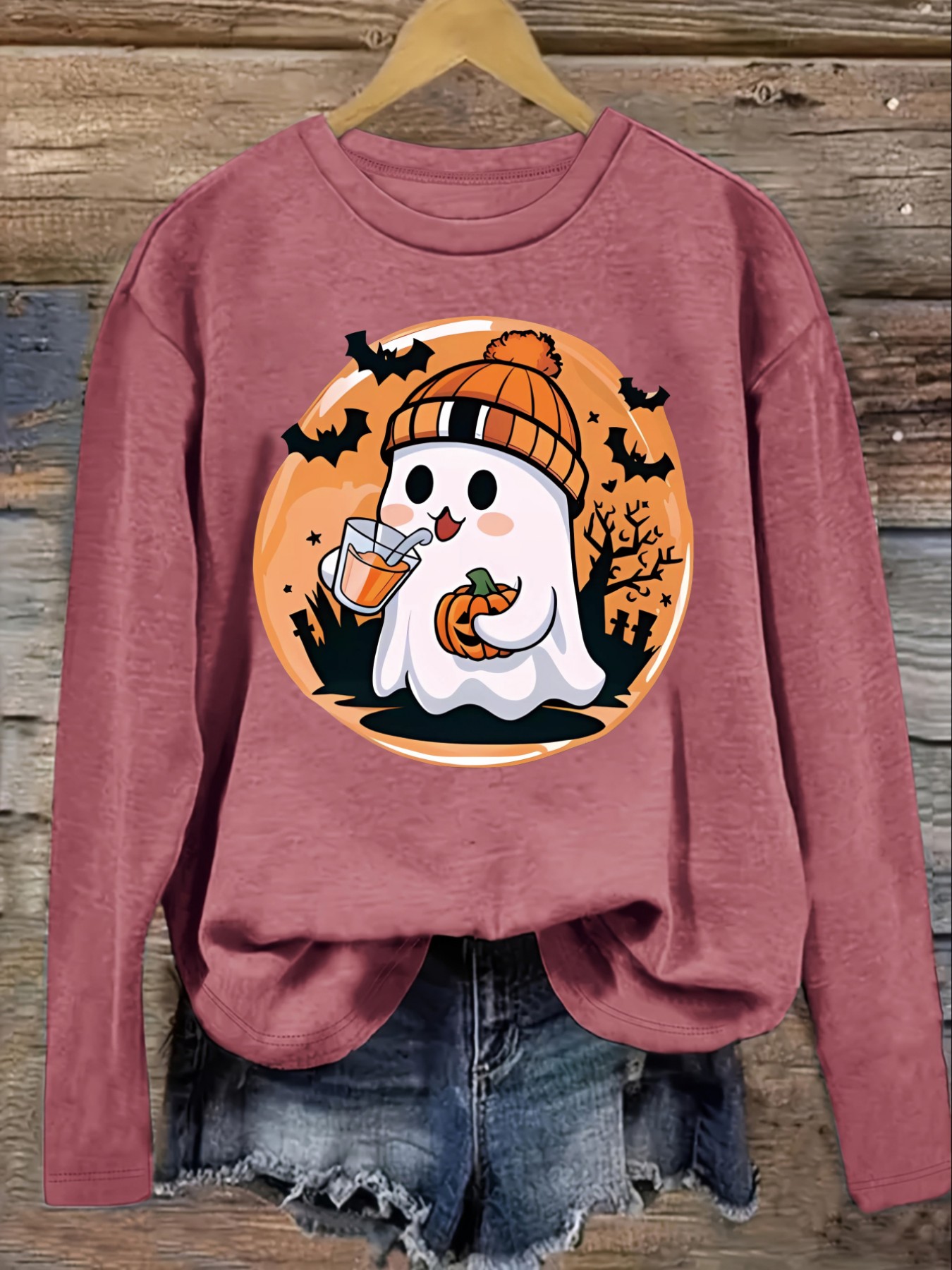 เสื้อยืดแขนยาวคอกลมลำลองสำหรับ - Winter Clothing Usa บทวิจารณ์และราคา