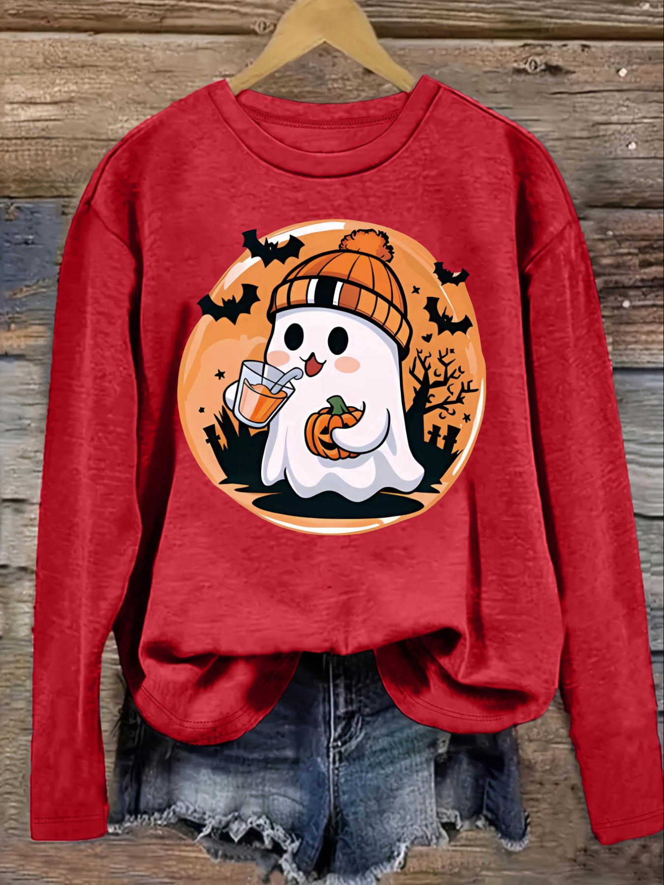 เสื้อยืดแขนยาวคอกลมลำลองสำหรับ - Winter Clothing Usa บทวิจารณ์และราคา