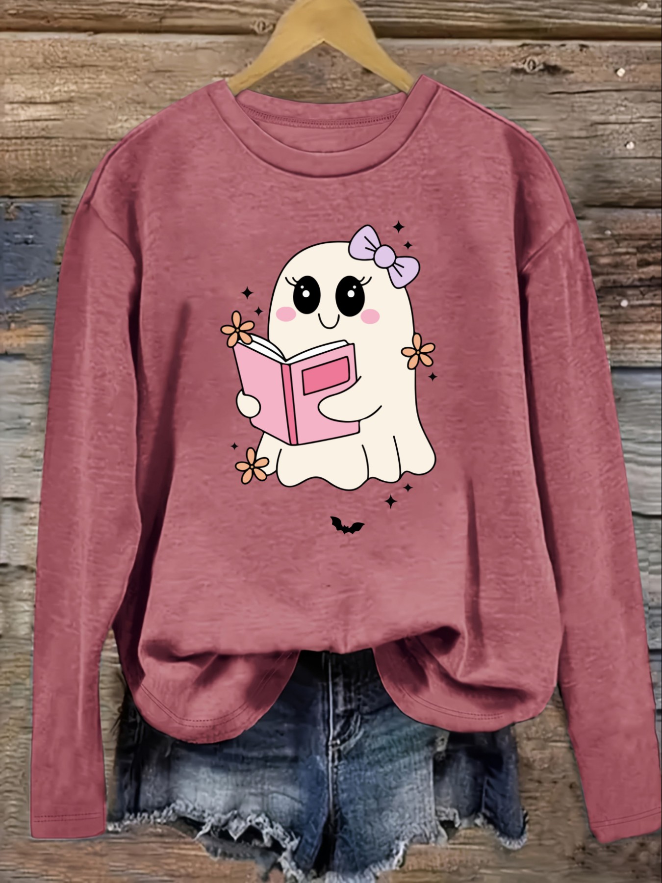 เสื้อยืดแขนยาวคอกลมลำลองสำหรับ - Winter Clothing Usa บทวิจารณ์และราคา