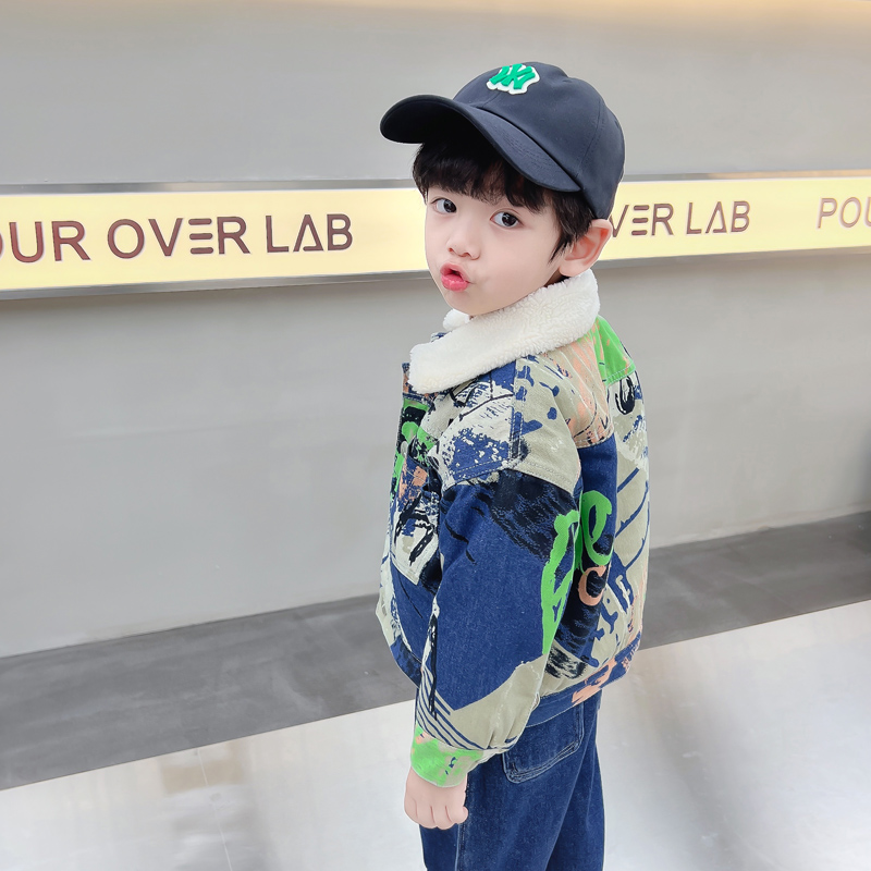 เสื้อแจ็คเก็ตเดนิมเด็กอุ่นสบาย - Winter Clothing Drawing บทวิจารณ์และราคา