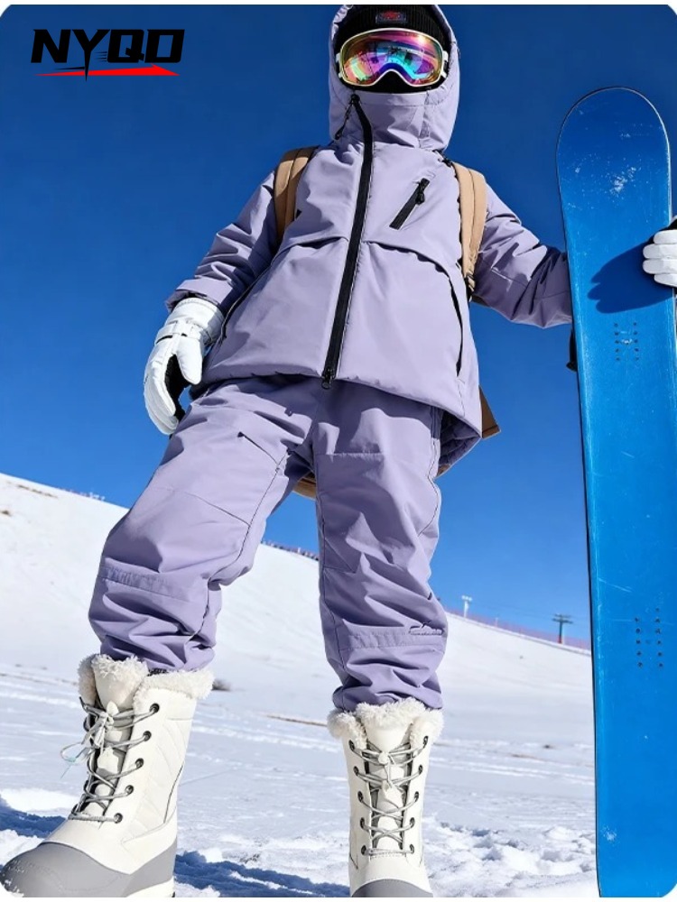 ชุดสกีเด็ก เสื้อ+กางเกง ชุดสโน - Ski Pants Waterproof บทวิจารณ์และราคา
