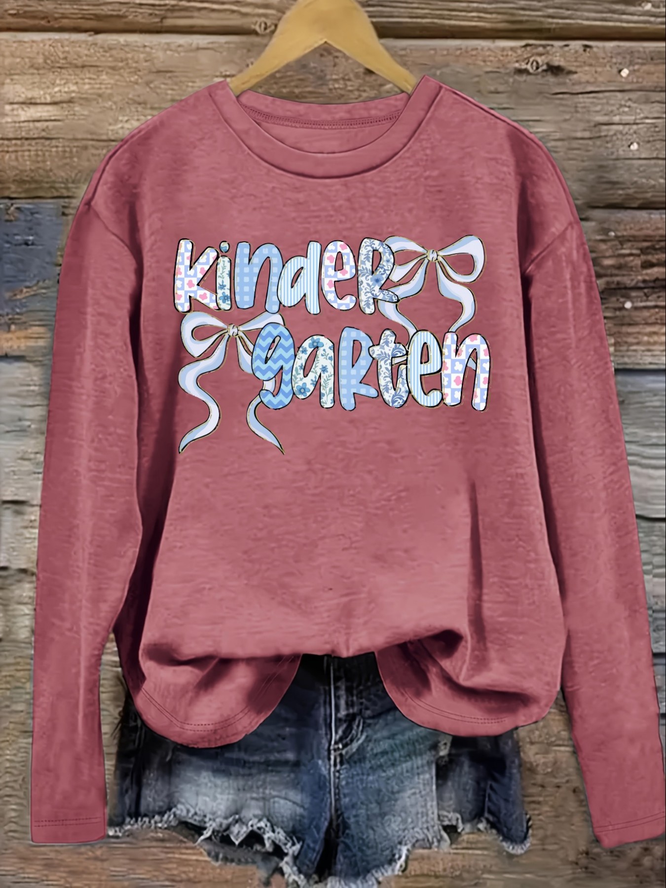 เสื้อยืดแขนยาวคอกลมลำลองสำหรับ - Winter Clothing Usa บทวิจารณ์และราคา