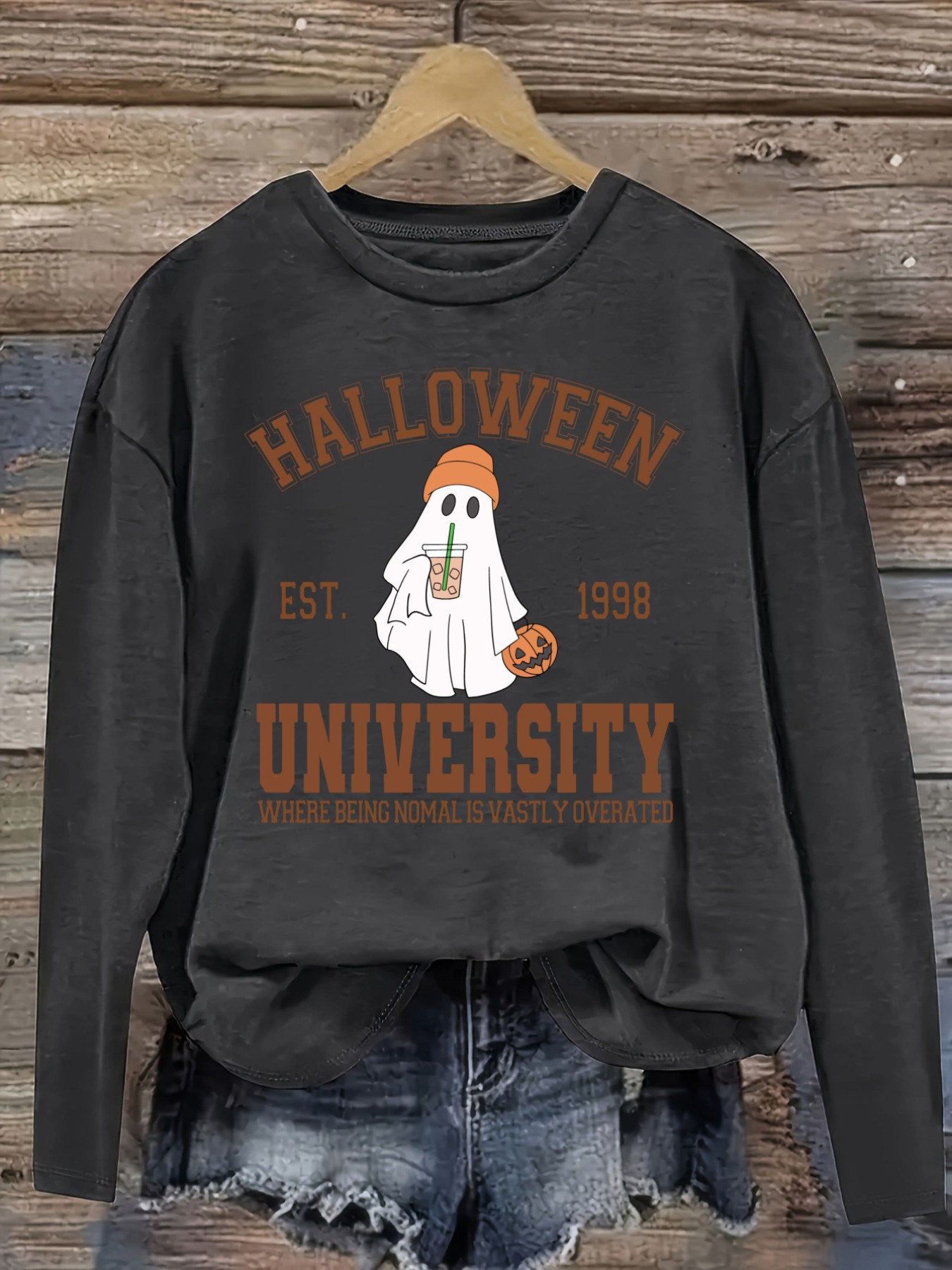 เสื้อยืดแขนยาวคอกลมลำลองสำหรับ - Winter Clothing Usa บทวิจารณ์และราคา