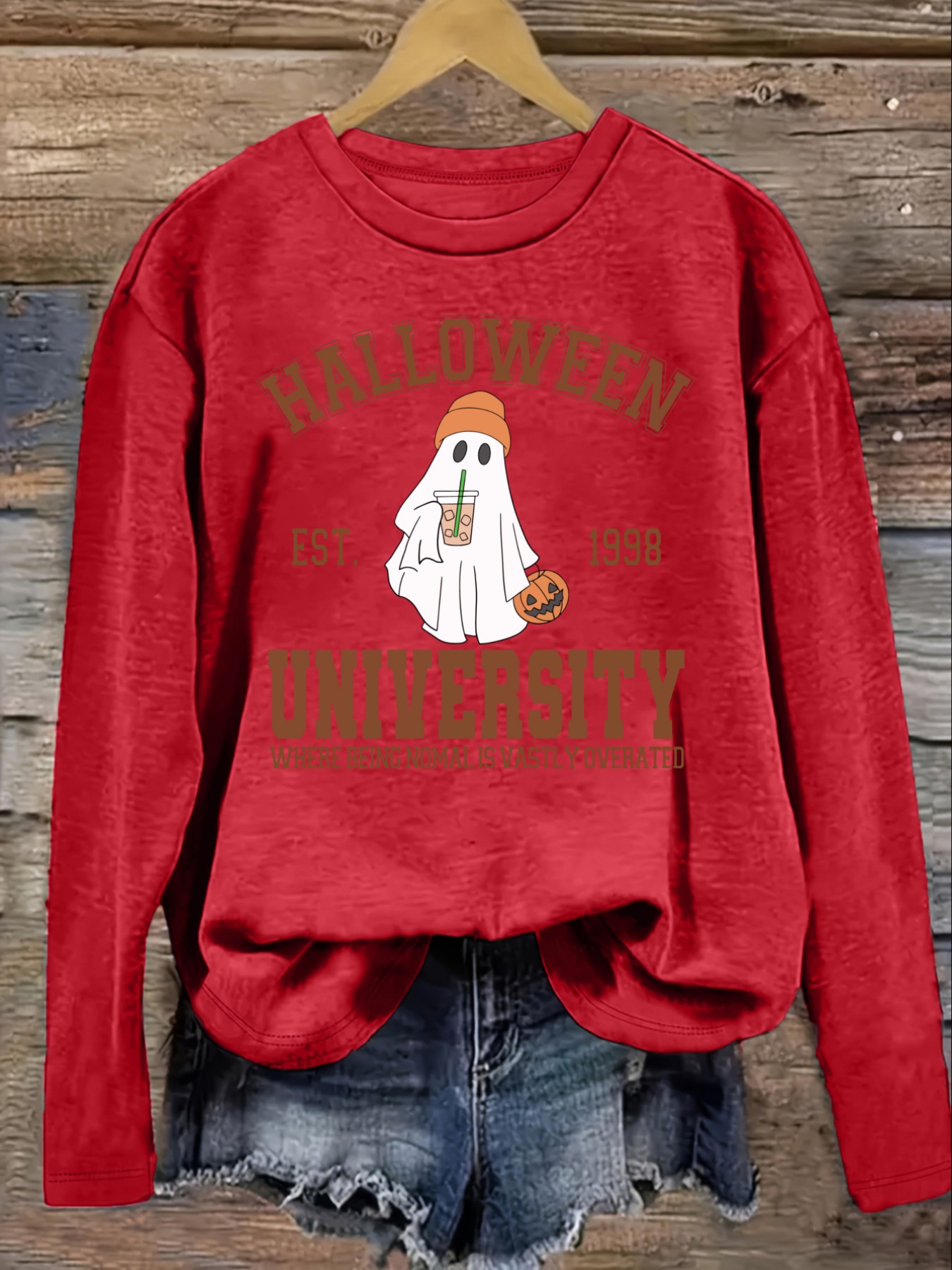 เสื้อยืดแขนยาวคอกลมลำลองสำหรับ - Winter Clothing Usa บทวิจารณ์และราคา