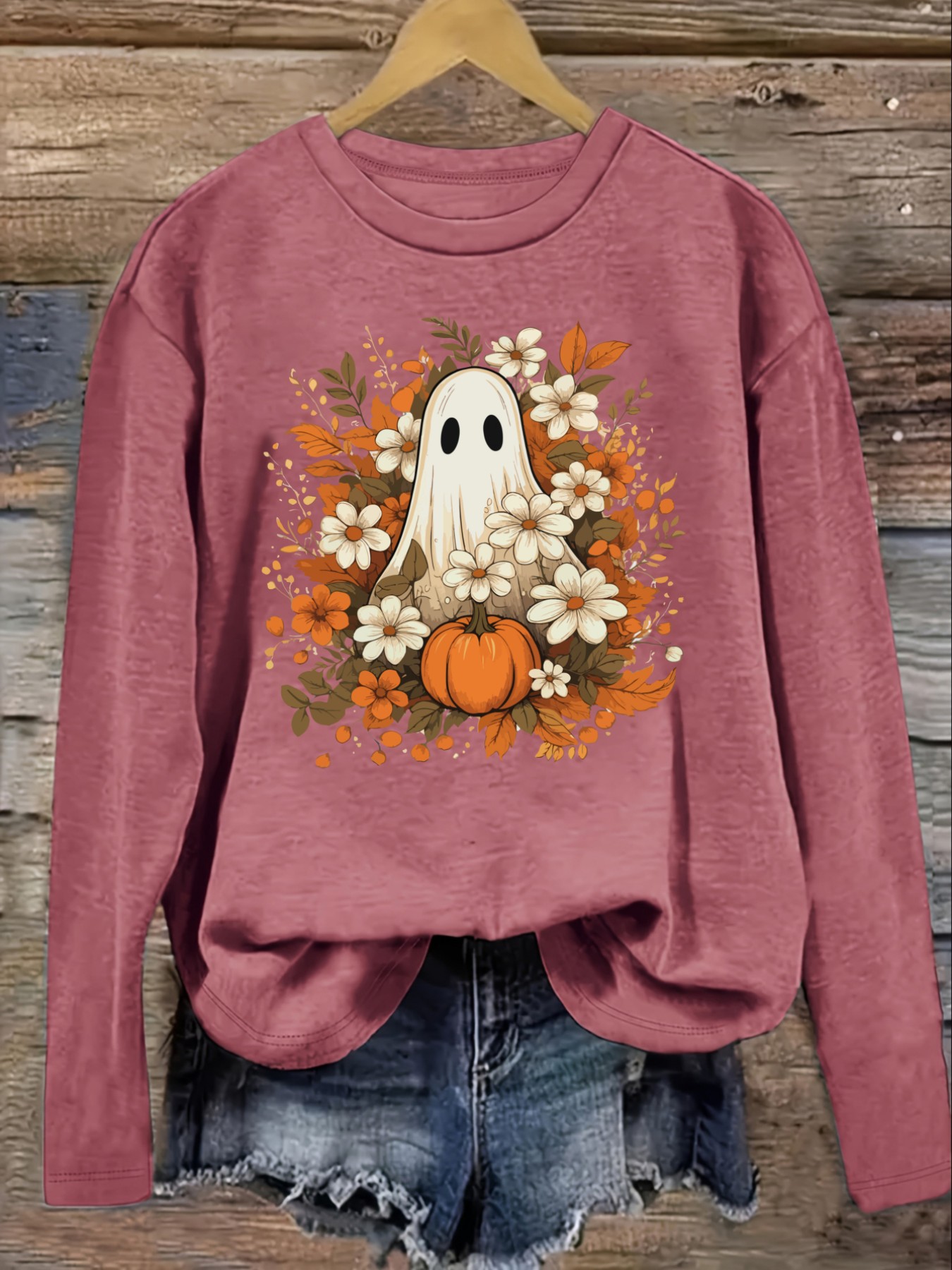 เสื้อยืดแขนยาวคอกลมลำลองสำหรับ - Winter Clothing Usa บทวิจารณ์และราคา