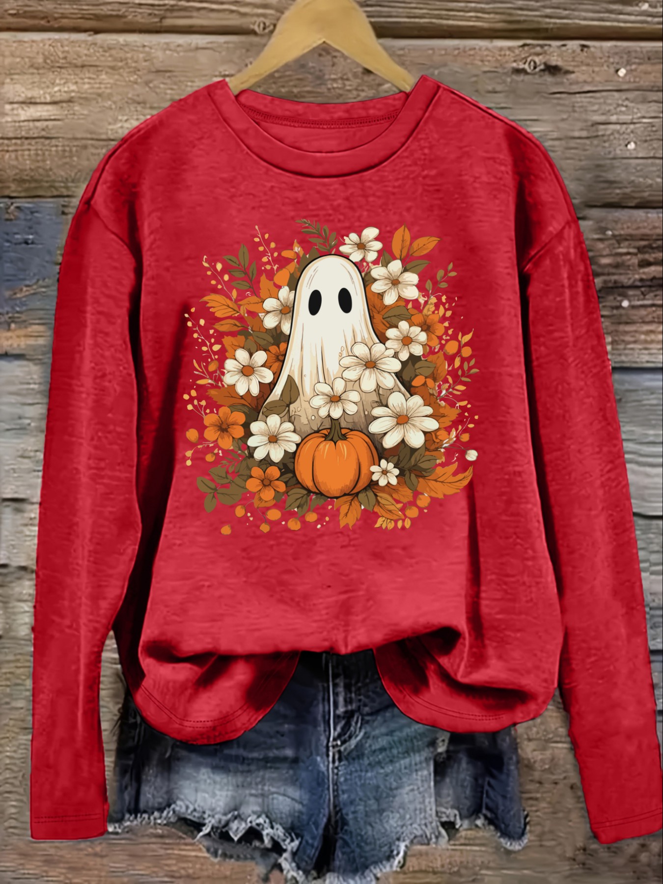 เสื้อยืดแขนยาวคอกลมลำลองสำหรับ - Winter Clothing Usa บทวิจารณ์และราคา