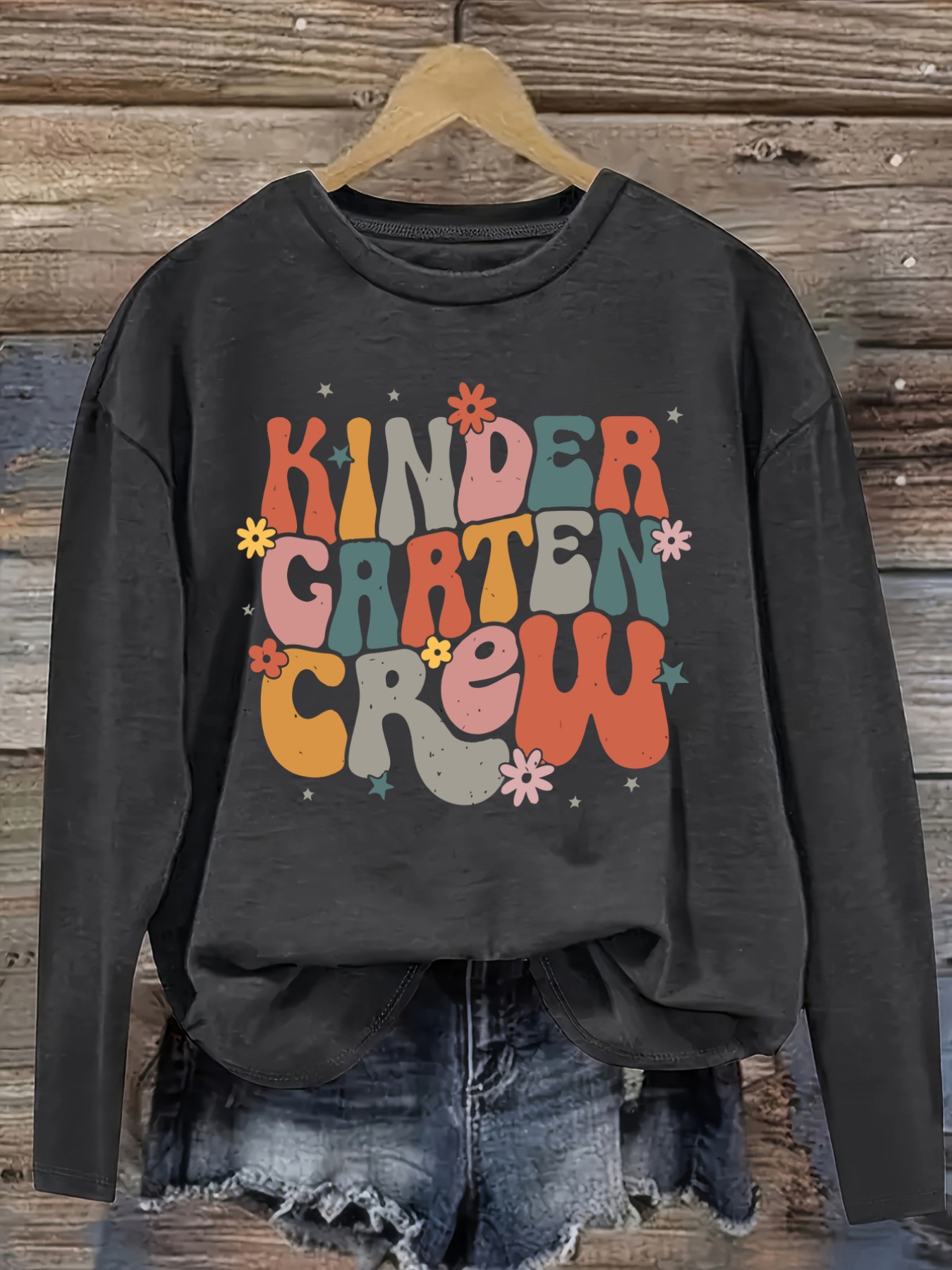 เสื้อยืดแขนยาวคอกลมลำลองสำหรับ - Winter Clothing Usa บทวิจารณ์และราคา