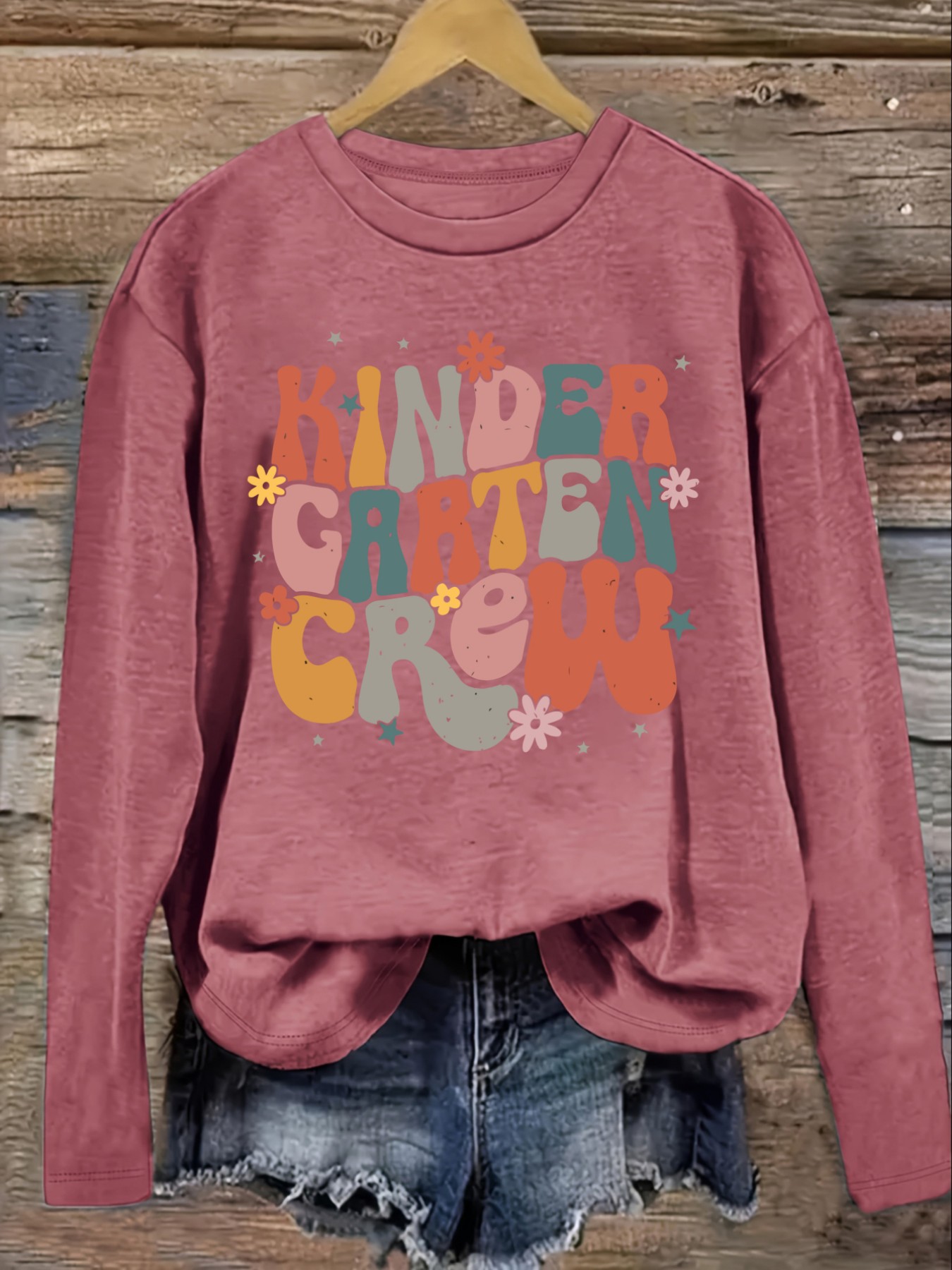 เสื้อยืดแขนยาวคอกลมลำลองสำหรับ - Winter Clothing Usa บทวิจารณ์และราคา
